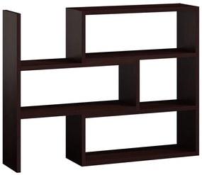 Niski regał na książki wenge H3-D67