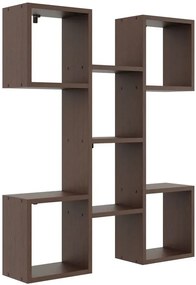 Nowoczesna półka ścienna w kolorze wenge L0-W69