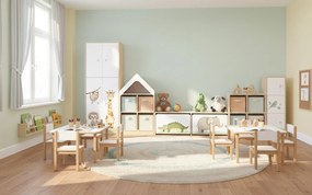 Zestaw nowoczesnych mebli do żłobka Blox Nature 14