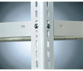META Śrubowany regał półkowy FIX, 230 kg, 2500 x 1000 x 600 mm, dodatkowy