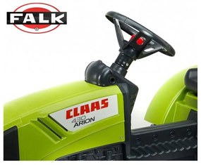 Falk duży traktor na pedały claas przyczepa