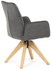 Krzesło do jadalni DCH-C2148 GREY2 z wodoodpornątkaniną