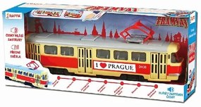 Rappa Tram, który ogłasza przystanki w językuczeskim PRAGUE , 28 cm