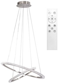 LAMPA SUFITOWA WISZĄCA LED LHJ045-CP2 NIKIEL SZCZOTKOWANY