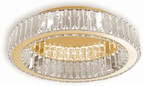 LAMPA KRYSZTAŁOWA PLAFON APP1719-C 40 cm Złota