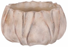 Osłonka betonowa na doniczkę M, beżowy, 25 x 14 cm, 25 cm