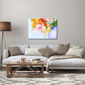 Obraz - Kwiaty, malarstwo (70x50 cm)