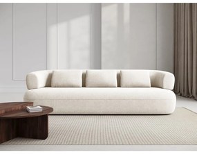 Beżowa sofa z materiału bouclé 226 cm Jenny – Micadoni Home