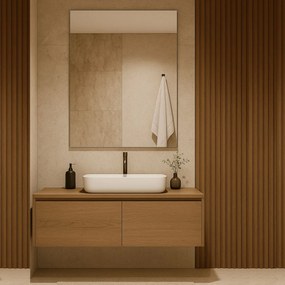 Lustro prostokątne bez ramy oszlifowane obracalne bez podświetlenia TAVA | Różne rozmiary | Różne kolory szkła : Kolor tafli szkła - Srebrny, Rozmiar - 60 x 60 cm