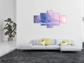 Obraz - Zamarznięta rzeka (125x70 cm)