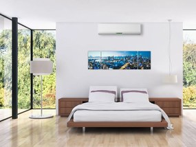 Obraz - Sieć miejska (170x50 cm)