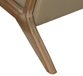 Beżowy fotel Weave – Ixia
