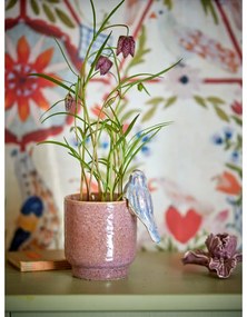 Kamionkowa ręcznie malowana osłonka na doniczkę ø 11 cm Larky – Bloomingville