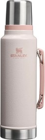 Jasnoróżowy termos ze stali nierdzewnej 1,4 l Legendary Classic Bottle Hammertone Rose Quartz – Stanley