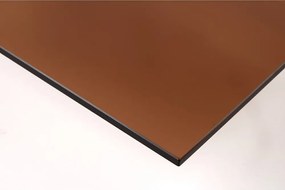 Brązowe szklane stoliki zestaw 2 szt. 50x50 cm Dice – Actona