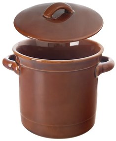 Orion Ceramiczny garnek do smalcu z pokrywką, 1,1l