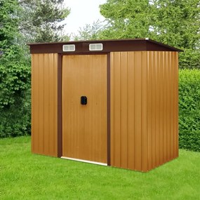 Avenberg Domek narzędziowy 2,4  x 1,3 m SD-F1-0408, brązowy