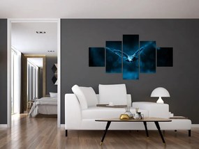 Obraz lecącej sowy (125x70 cm)
