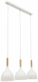Lampa wisząca WOLDES III biała ELTAP