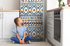 Mata magnetyczna na lodówkę Motywy etniczne