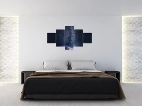 Obraz gwiaździstego nieba (125x70 cm)