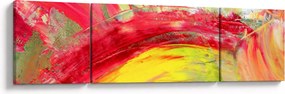 Obraz abstrakcji - malarstwo (170x50 cm)