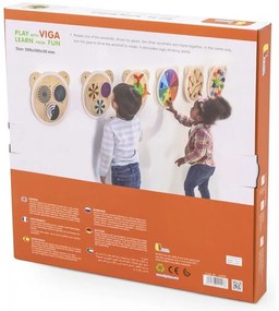 Viga drewniana tablica wiatraczki certyfikat fsc montessori
