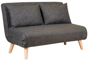 Ciemnoszara rozkładana sofa 120 cm Folde – Artie