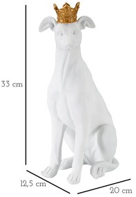 Figurka z żywicy polimerowej 33 cm Dog – Mauro Ferretti