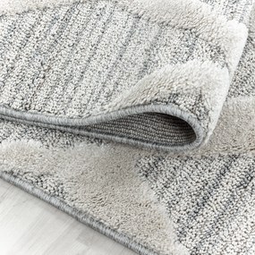 Dywan nowoczesny 3D La Casa romby kremowy 60 cm x 110 cm