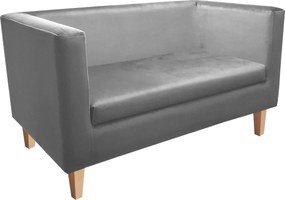 Sofa Monaco : Kolor nogi - Drewno, Kolor tkaniny - VELVET - MG17, Typ tkaniny - Velvet, Wysokość nogi - 15 cm