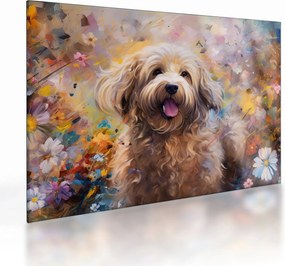 Obraz na szkle - Happy Dog II. (70x50 cm)