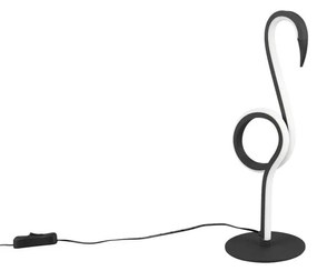 Czarna lampa stołowa LED (wysokość 35 cm) Ingo – Trio