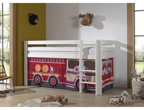 Zasłona dziecięca do łóżka 4 szt. 195x75 cm Fire Truck – Vipack