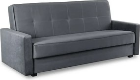 Wersalka z Funkcją Spania ALUNA Rozkładana Dwuosobowa Szara do Salonu