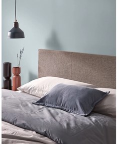 Szare tapicerowane łóżko dwuosobowe ze schowkiem i stelażem 180x200 cm Nahiri – Kave Home