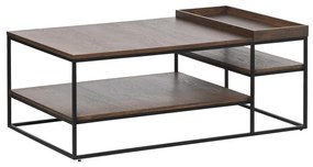 Brązowy stolik 70x120 cm Rivoli – Unique Furniture