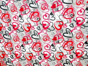 Narzuta na łóżko STREET LOVE, szary Rozmiar: 220 x 240 cm