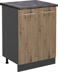 Szafki kuchenne dąb rzemieślniczy 60x60x81.6 r-line