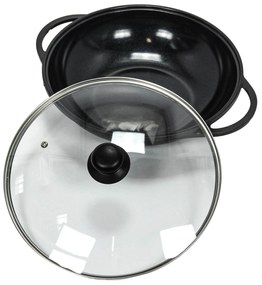 Wok ze szklaną pokrywką, Ø 32 cm