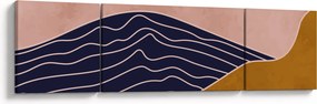 Obraz - Słońce nad górami (170x50 cm)