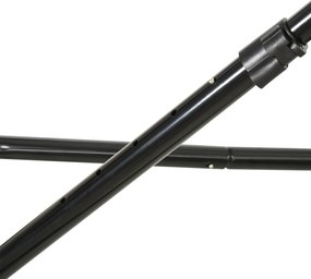 Rebounder Bejsbol Bramka Odbijająca Składana Metal PE Czarna Siatka Treningowa | Aosom PL