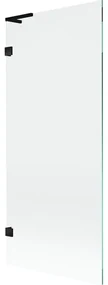Mexen Lunar L parawan nawannowy 1-skrzydłowy 80 x 150 cm, transparent, czarny - 897L-080-000-70-00