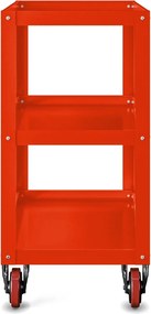 Metalowy wózek narzędziowy do warsztatu Hugo 70x40x81,6 cm czerwony