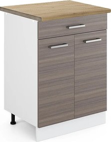 Szafka dolna do kuchni szlachetna szarość 60x60x81.6 r-line