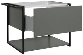 Szafka pod umywalkę LOV 60 cm szaro-zielony półmat KROFAM