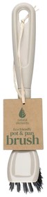 Szara szczotka do mycia naczyń Kitchen Craft Natural Elements Grey