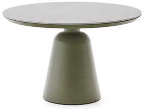 Okrągły stół ogrodowy z ceramicznym blatem ø 120 cm Tudons – Kave Home