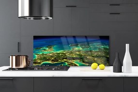 Panel nad blat kuchenny Futurystyczny Obraz Abstrakcyjny