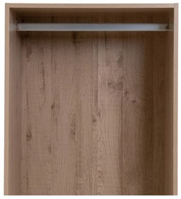 Otwarta szafa modułowa w dekorze dębu w naturalnym kolorze 60x180x45 cm Modular – Casa Selección